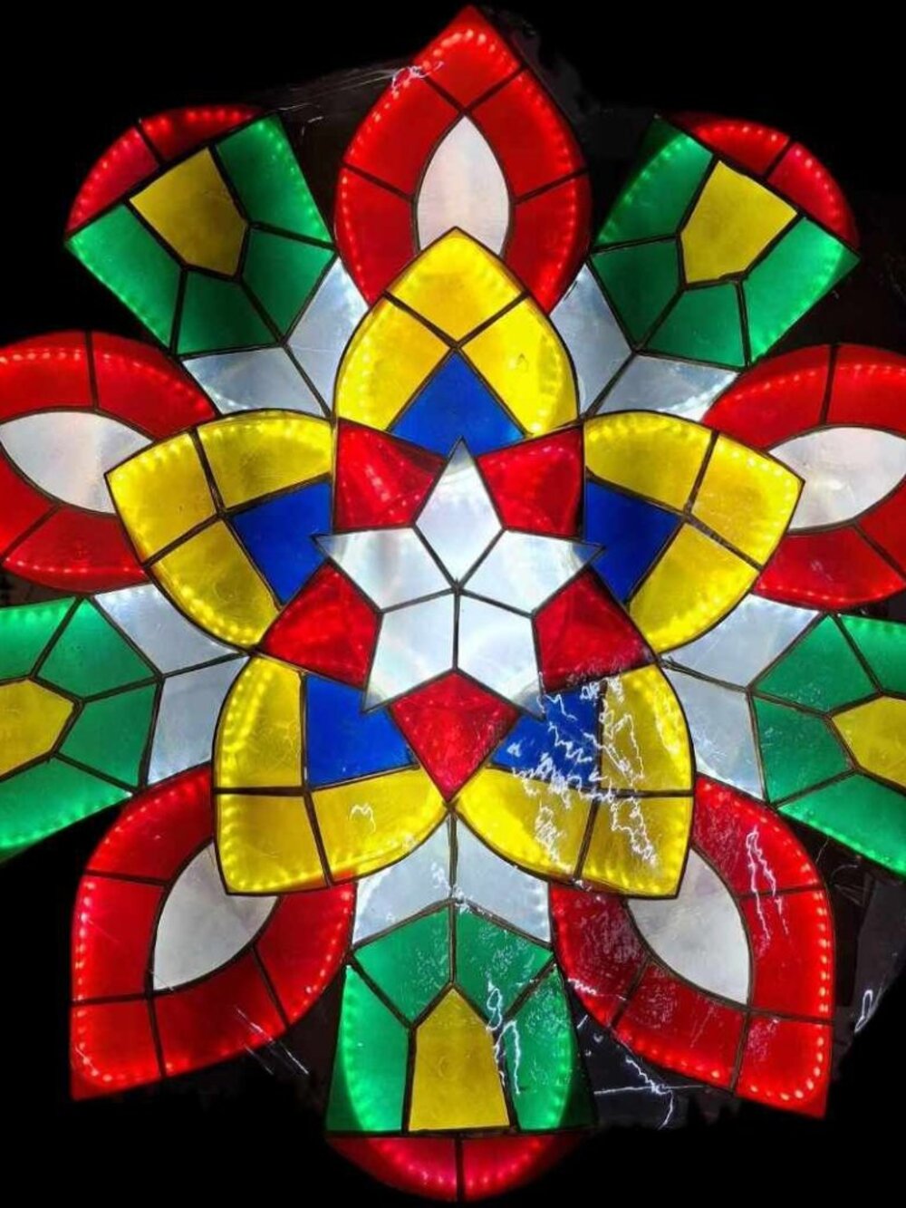 Misenka Nicholas Capiz na Parol, Christmas Lantern LED 24 inches